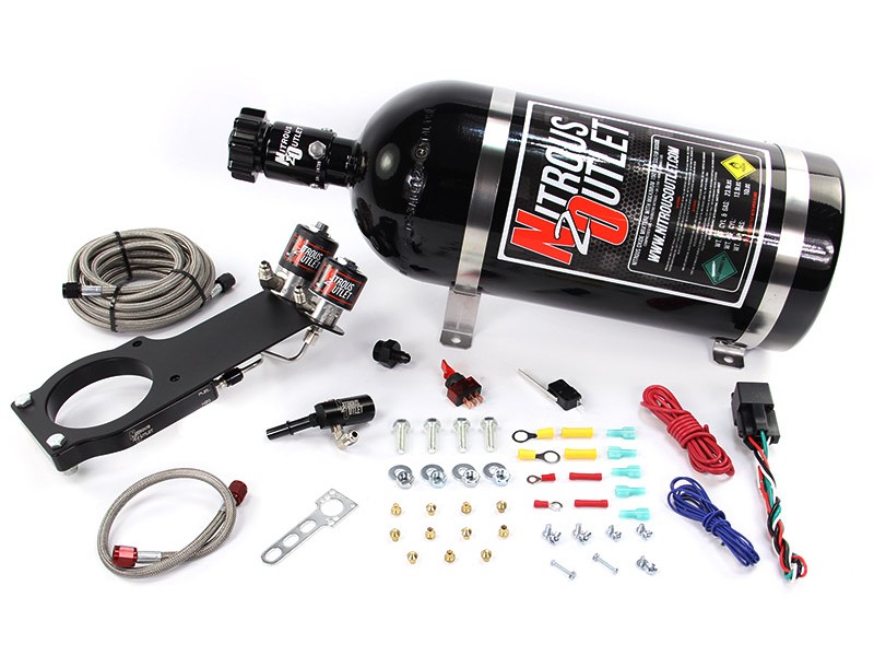 2016+ Camaro Nitrous Outlet Hardline Plate System - 10lb Bottle