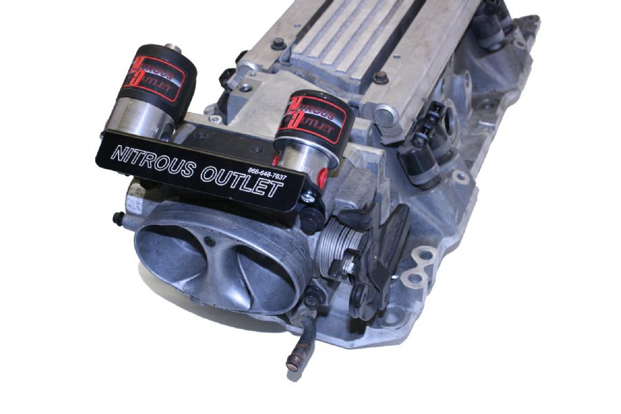 9397 LT1 Fbody Nitrous Outlet Throttle Body Solenoid Mount