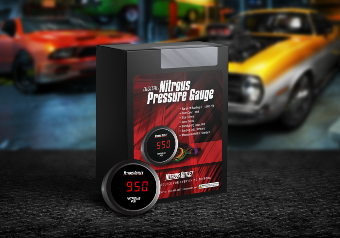 Nitrous Outlet Digital Nitrous Pressure Gauge