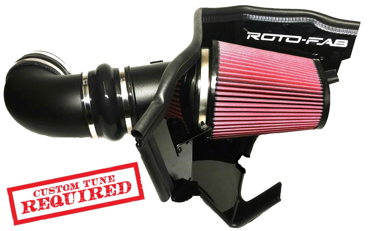 2016-2023 Camaro SS Rotofab Cold Air Intake - w/Oil Filter - For Magnuson & Whipple Superchargers