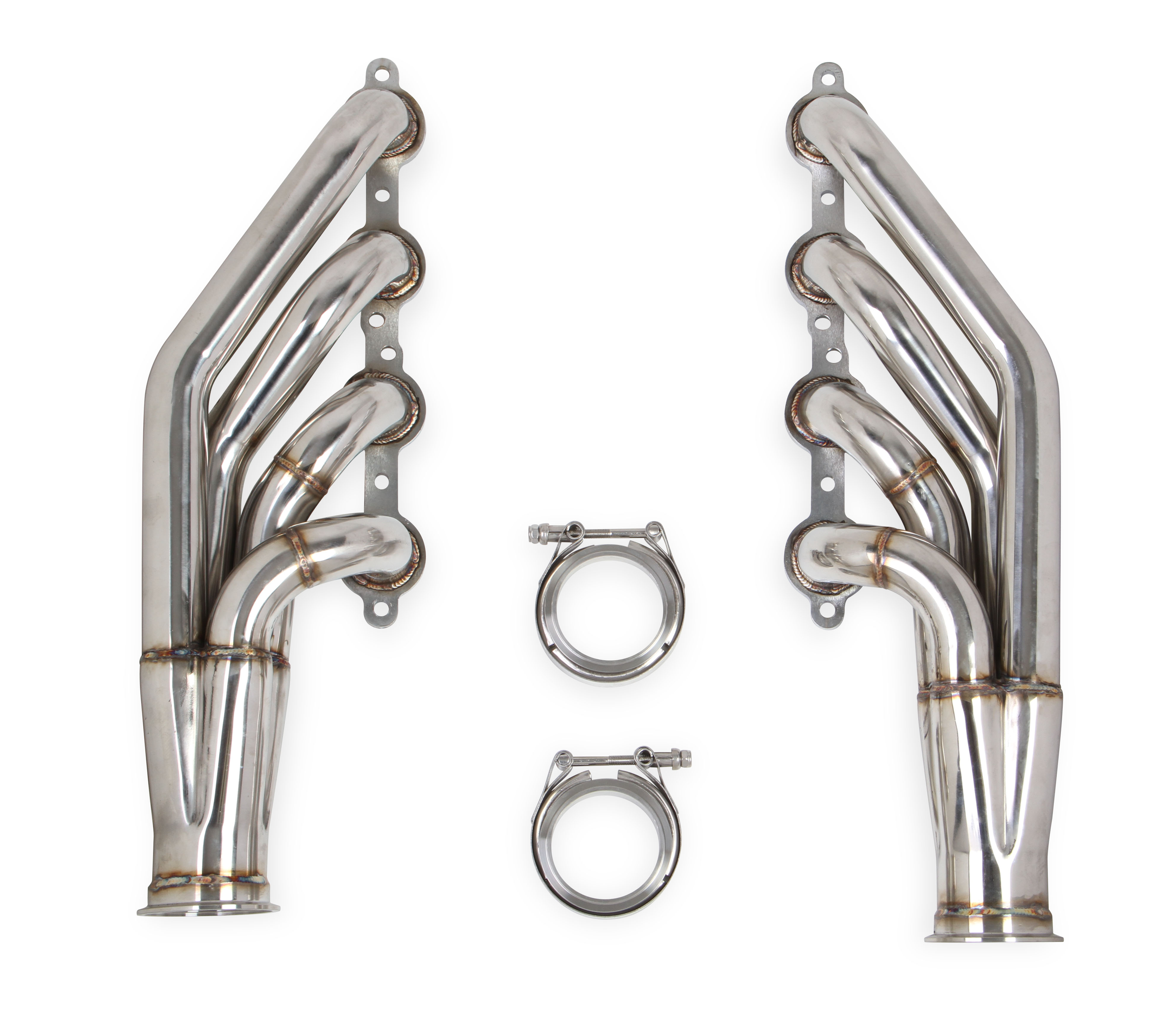 Flowtech LS 4.8L/5.3L/6.0L V8 1 7/8" 409 Stainless Turbo Headers - Painted Black