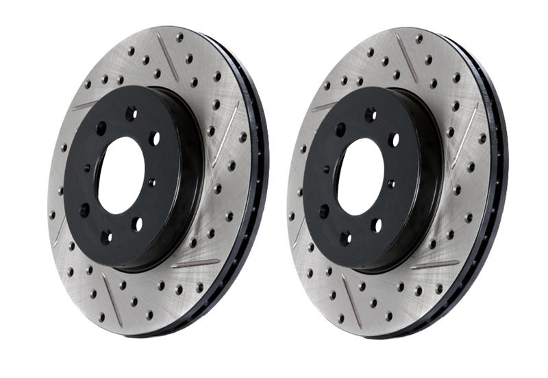 98-02 LS1 Fbody Stoptech Drilled & Slotted Brake Rotor - Rear Left