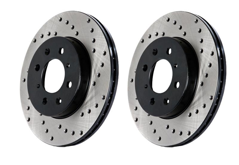 98-02 LS1 Fbody Stoptech Cross Drilled Brake Rotor - Front Right