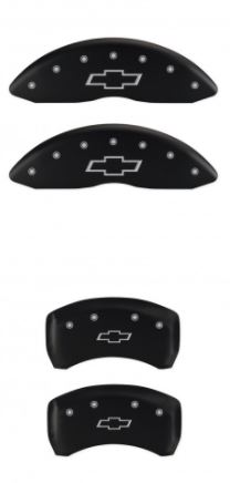 98-02 Camaro Matte Black Bowtie MGP Caliper Covers