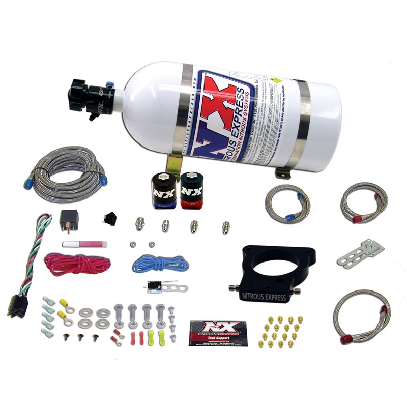 GM LS Nitrous Express 3-Bolt 78mm Plate System 50-350hp - 10lb Bottle