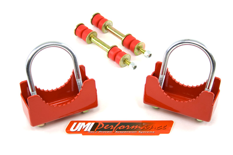 82-02 Fbody UMI Performance Aftermarket Rear End Sway Bar Installation Kit- 3” Axle Tubes