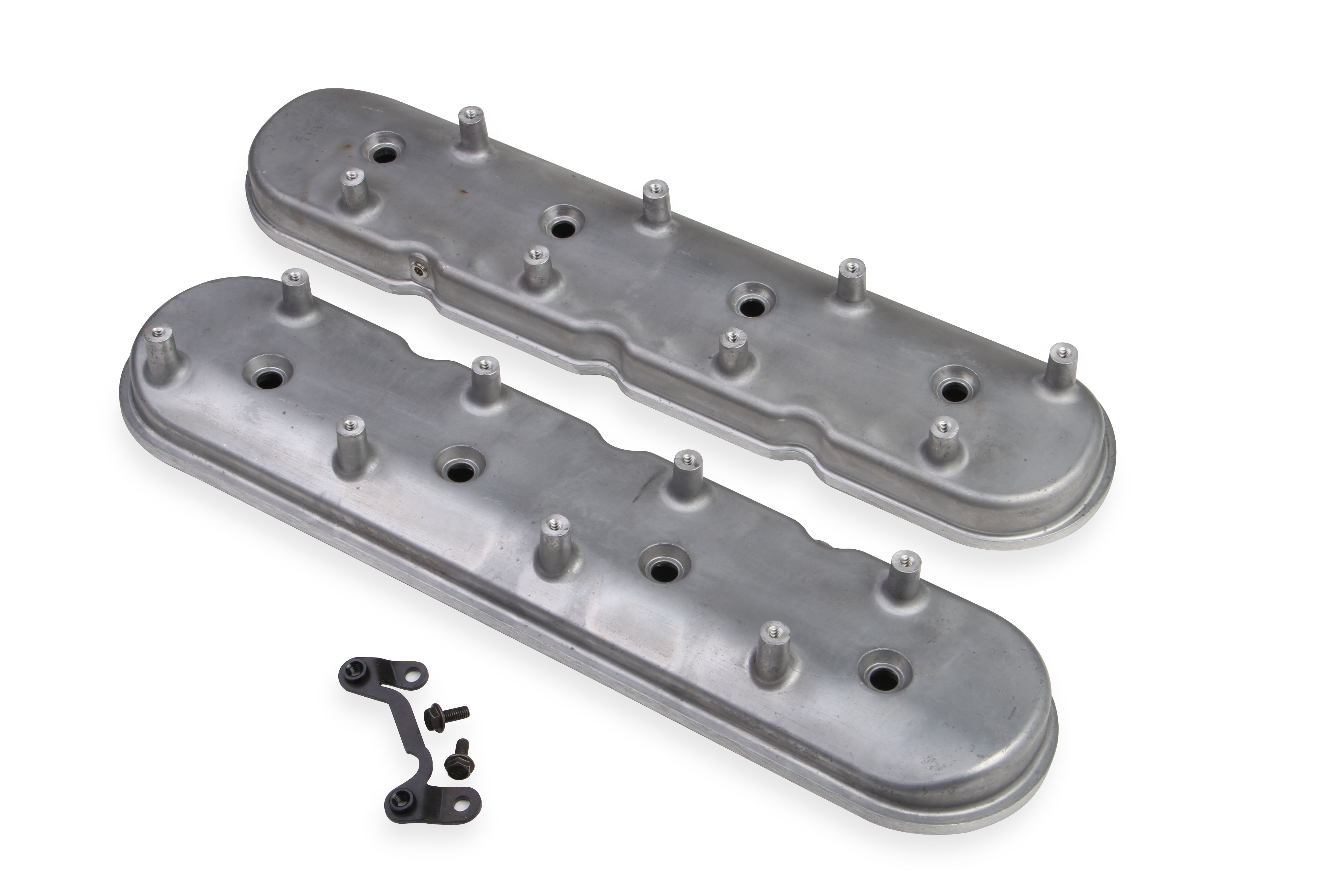 Holley LS Valve Cover - Natural Cast (For Dry Sump Applications)