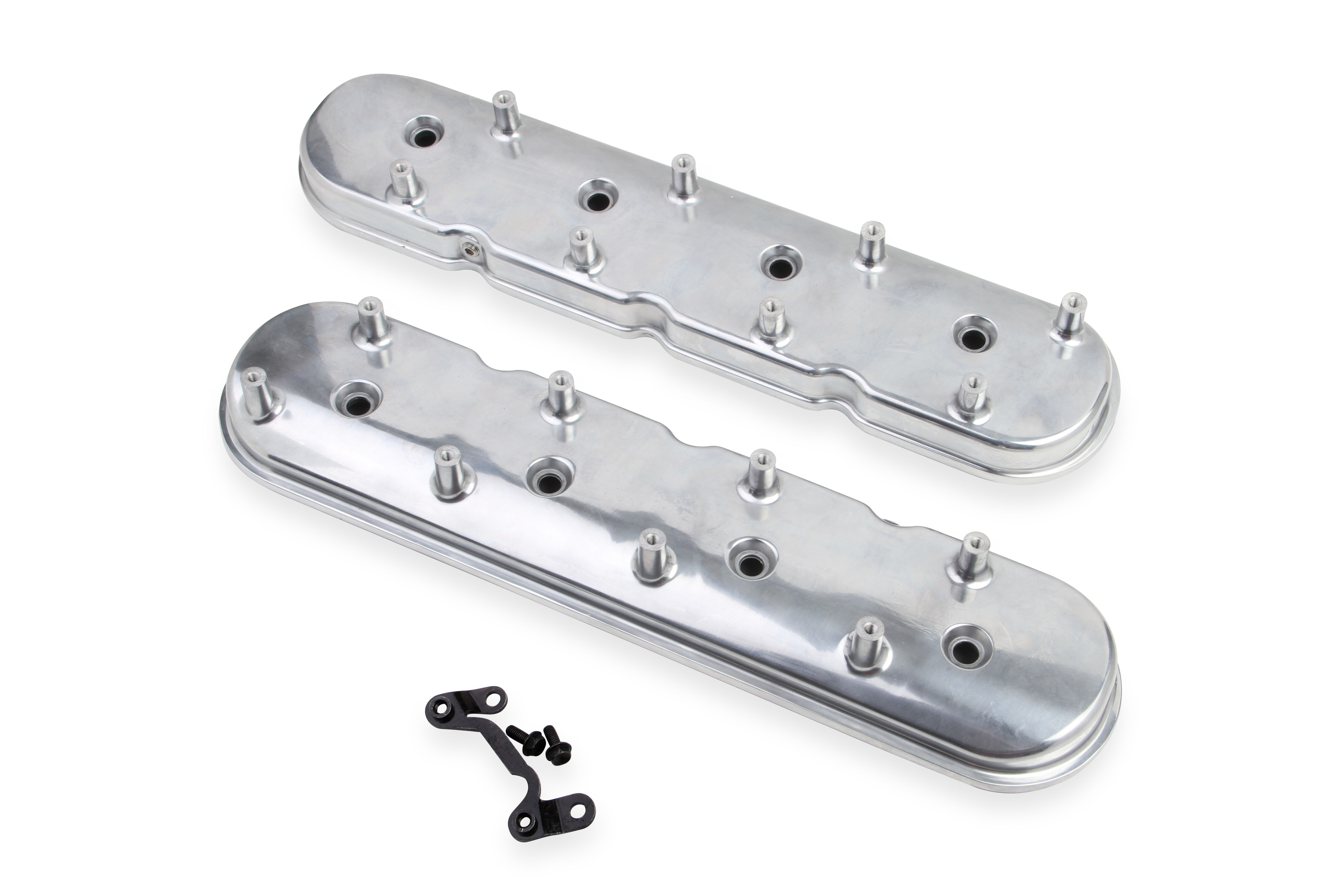 Holley LS Valve Cover - Polished (For Dry Sump Applications)
