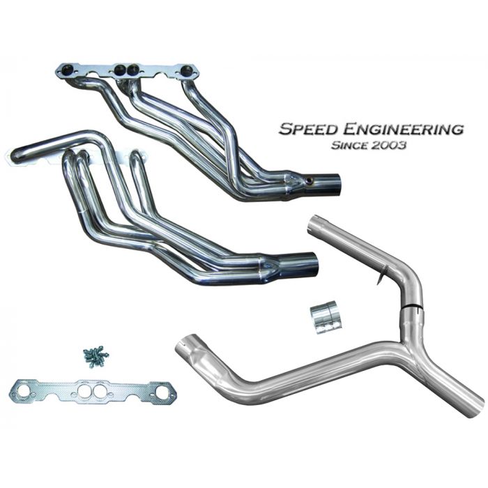 93-97 LT1 Fbody Speed Engineering 1 3/4" Long Tube Headers & Offroad Ypipe