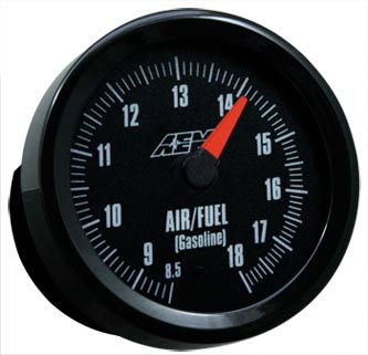 AEM Wideband Air/Fuel Gauge 8.5 to 18:1 AFR w/Analog Face