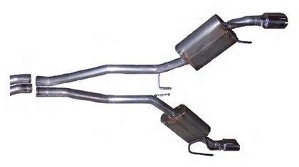 2010+ Camaro SS V8 Gibson Stainless Steel Rear Axle Back Exhaust System