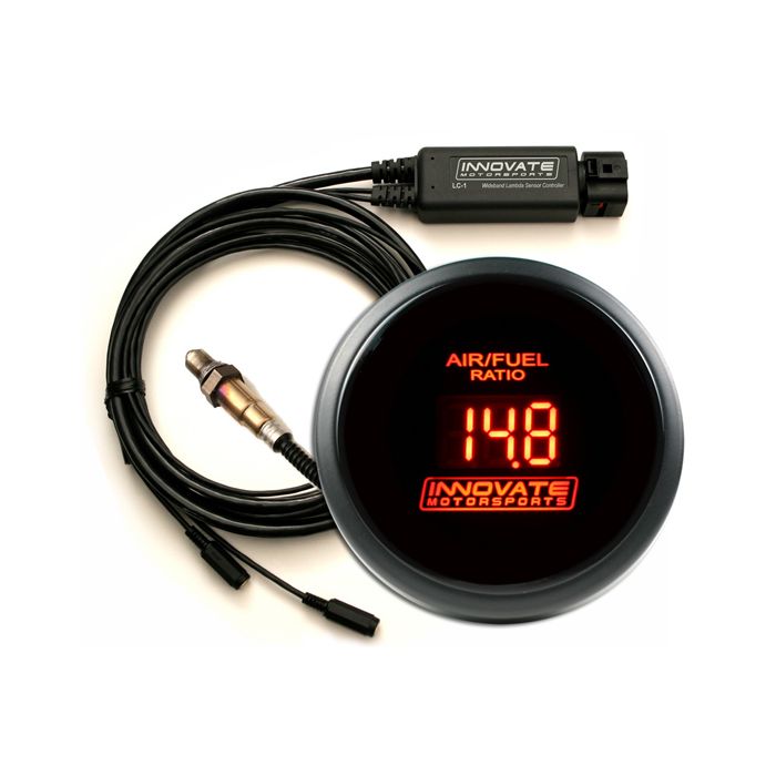 Innovate Motorsports DB Series Red Wideband Air/Fuel Ratio Gauge Kit, Complete with LC-2