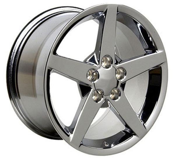 OE Wheels Corvette C6 Replica Wheel - Chrome 17x8.5" (56mm Offset)