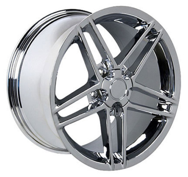 OE Wheels Corvette C6 Z06 Replica Wheel - Chrome 17x9.5"/18x9.5" Set (54mm/56mm Offset)