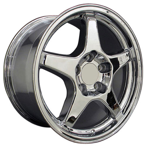 OE Wheels Corvette C4 ZR1 Replica Wheel - Chrome 17x9.5" (56mm Offset) Set of 4