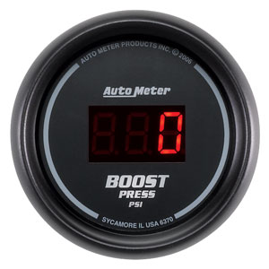 Autometer Digital Series 2 1/16" Boost Gauge (5-60psi) - Black