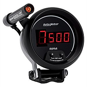 Auto Meter Z Series Digital 3 3/4" Tachometer Mini Monster w/Shift Light - 0-10k RPM