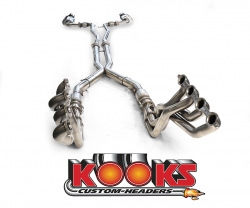 2010+ Camaro SS V8 Kooks Long Tube Header w/Catted Xpipe and Catback Exhaust (Complete Kit)