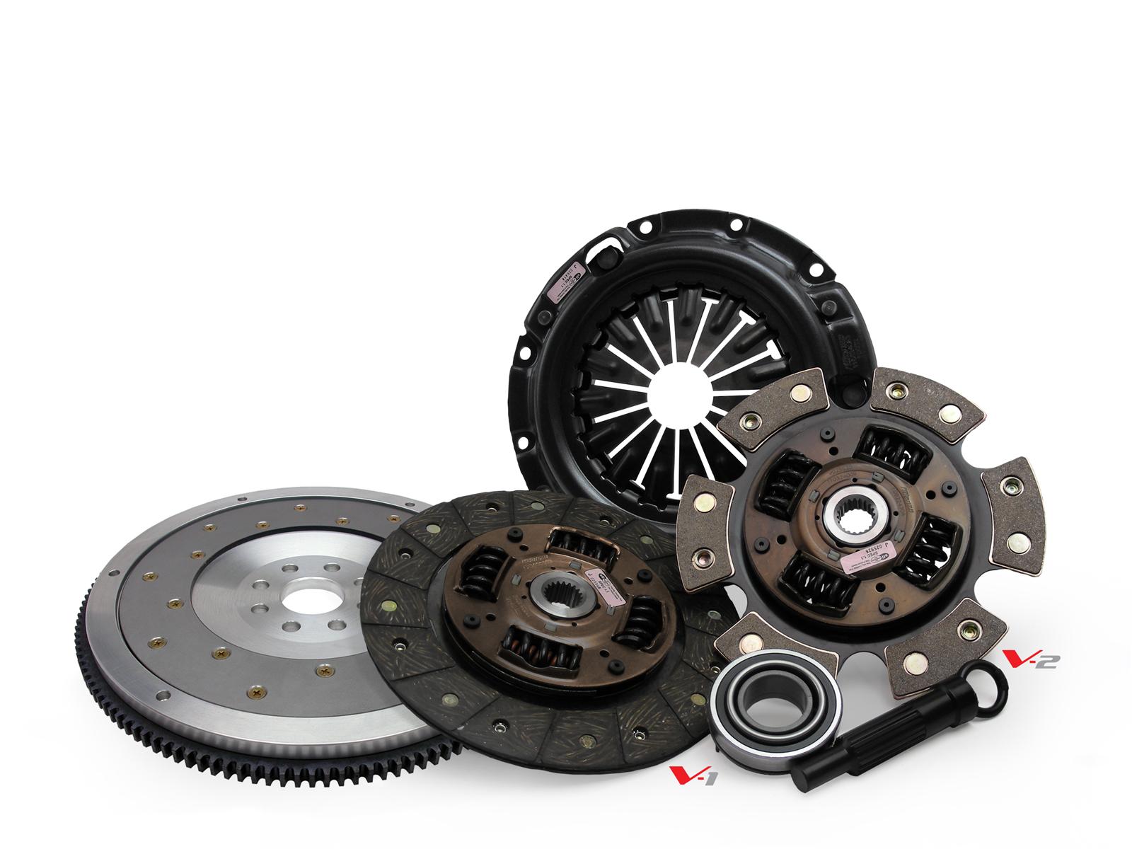 LS1/LS2/LS3/LS6 Fidanza Qwik-Rev Clutch Kit - Organic Disc w/Billet Flywheel