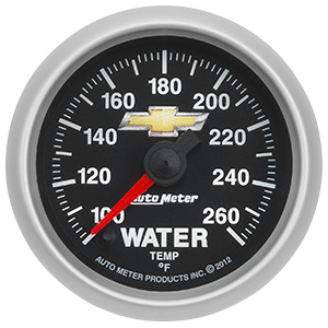Autometer 2 1/16" Water Temperature COPO Camaro Gauge (100F-260F)