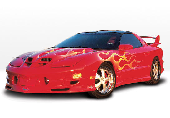 98-02 Pontiac Trans Am Wings West W-TYP 5 Piece Complete Ground Kit
