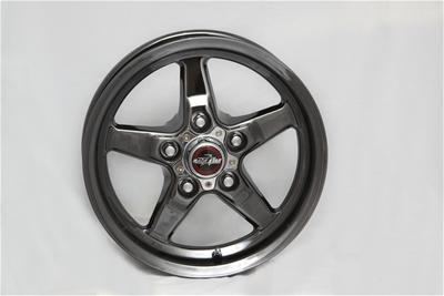 93-02 F-body Race Star Industries 92 Drag Star Dark Star Black Chrome Wheel (15" x 3.75")