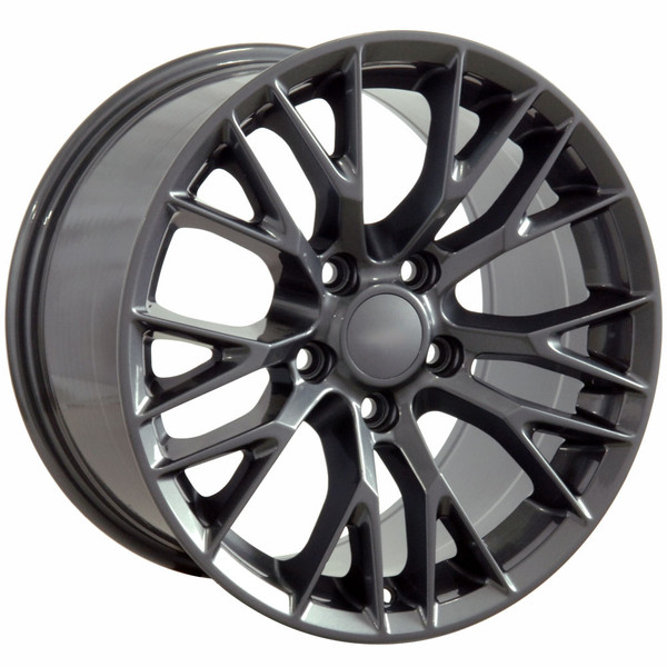 OE Wheels Corvette C7 ZO6 Replica Wheel - Gunmetal 18x10.5" (56mm Offset)