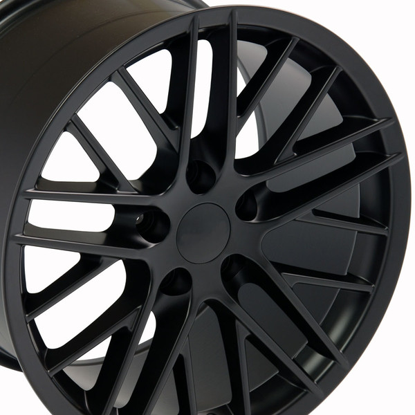 OE Wheels Corvette C6 ZR1 Replica Wheel - Satin Black 17x9.5" (54mm Offset)