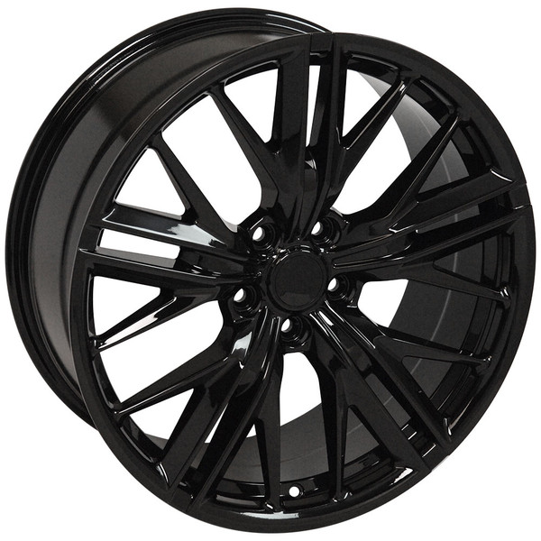 OE Wheels Camaro 6th Gen ZL1 Replica Wheels - Black 20x8.5"/20x9.5" (35mm/40mm Offset) Set of 4