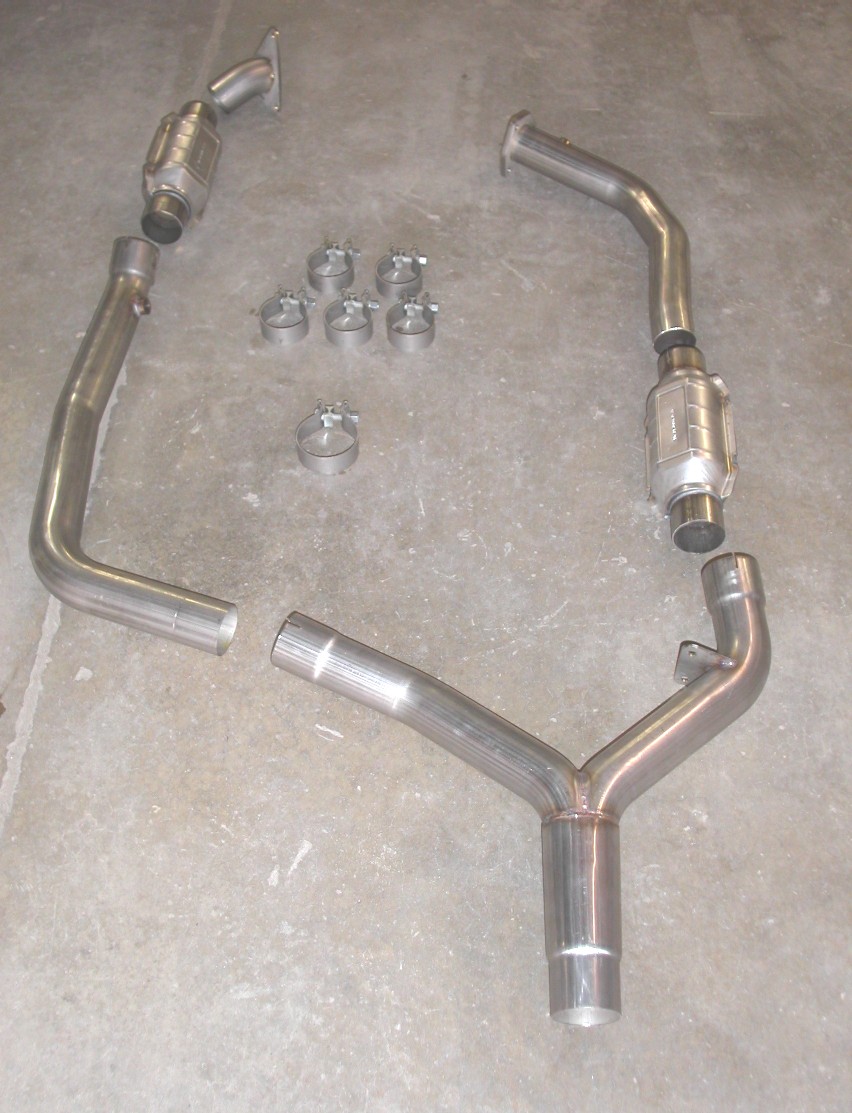 98-99 LS1 Fbody Stainless Works High Flow Ypipe w/Dual Cats (Fits Stock Manifolds)