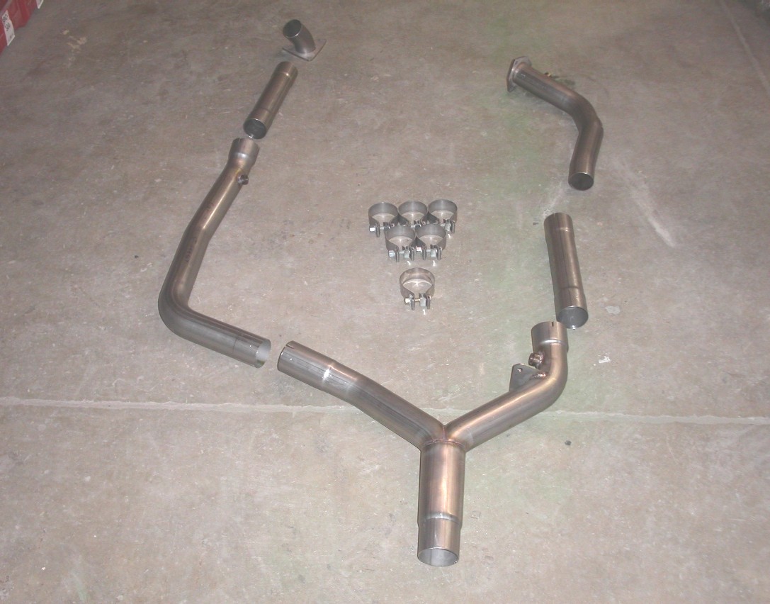 98-99 LS1 Fbody Stainless Works High Flow Offroad Ypipe (Fits Stock Manifolds)