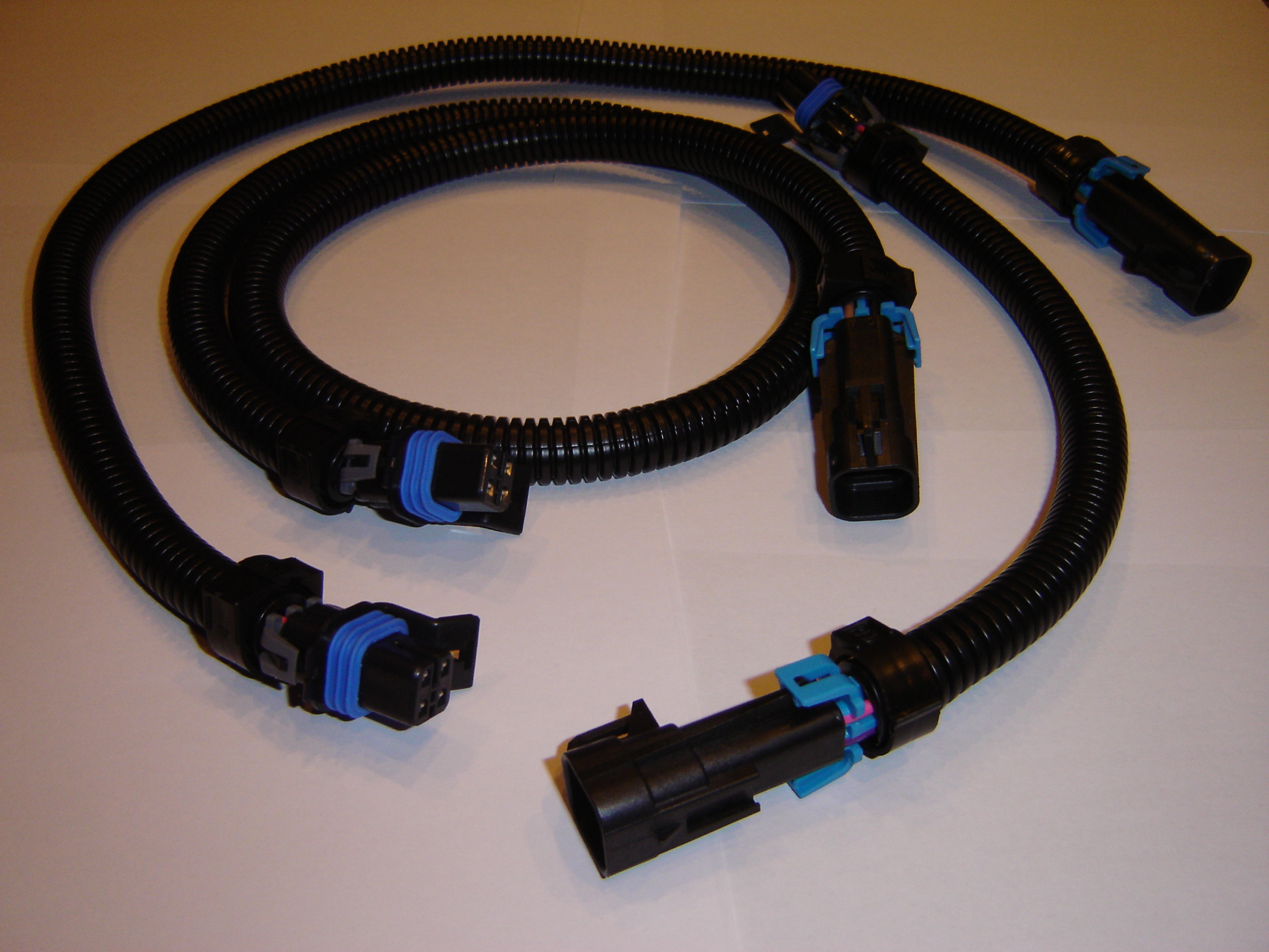 12" AND  24"  Square 4-Pin LS1/LS2 Oxygen Sensor Extensions