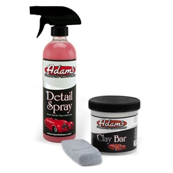 Adam's Polishes Clay Bar & Detail Spray Combo