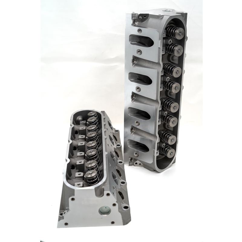 TSP Brawler LS6 Style CNC Ported Cylinder Heads w/ TSP .660" Spring Kit and Titanium Retainers